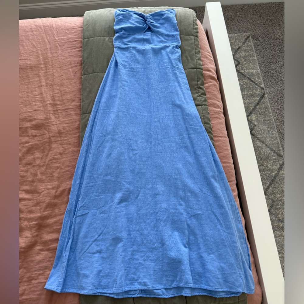 Blanco By Nature Catalaya Azure Strapless Dress NWOT - Picture 3 of 9